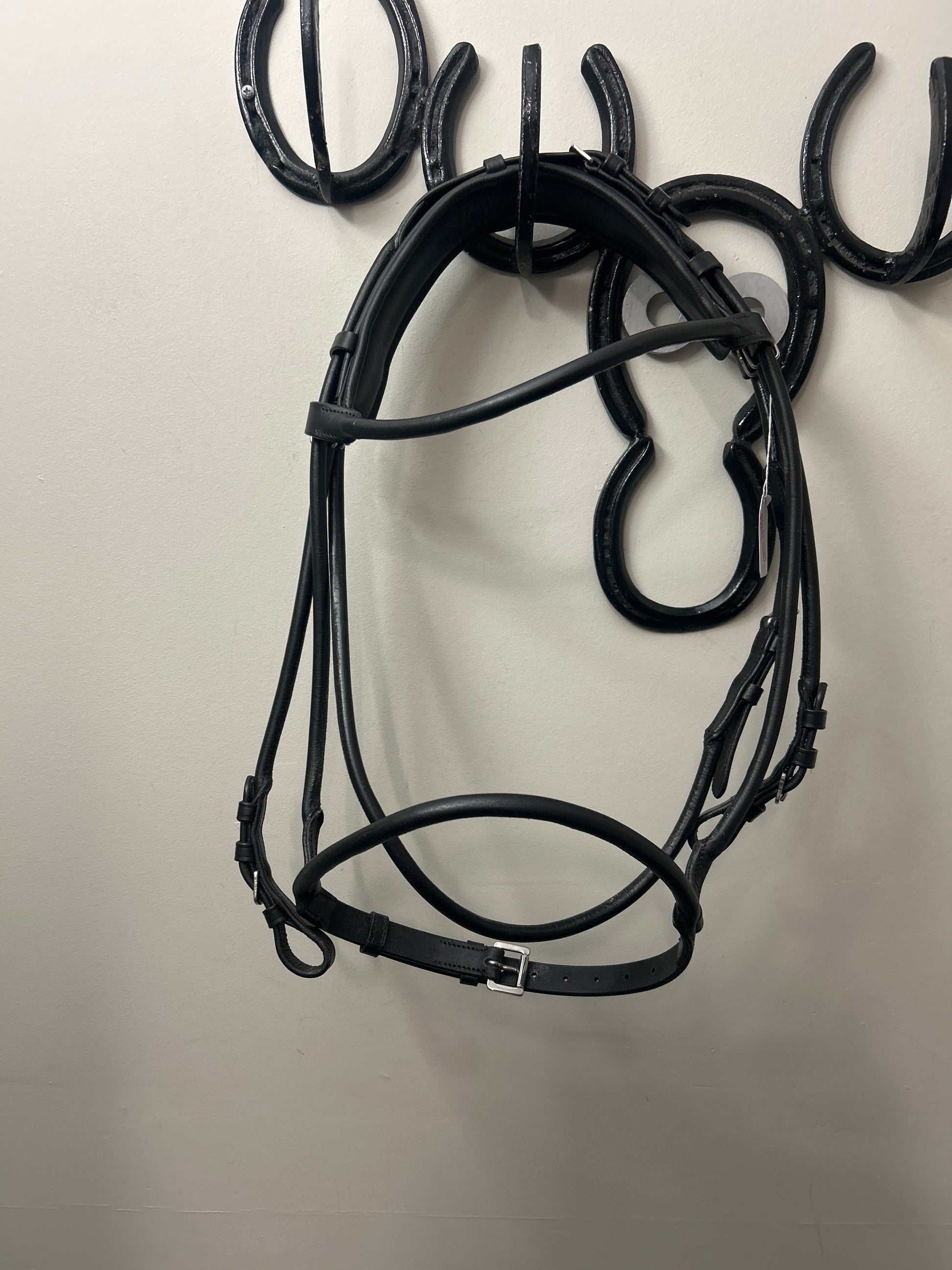 Rolled Leather Dressage Bridle-Bridle-Consignment-Evolution Equestrian Co.