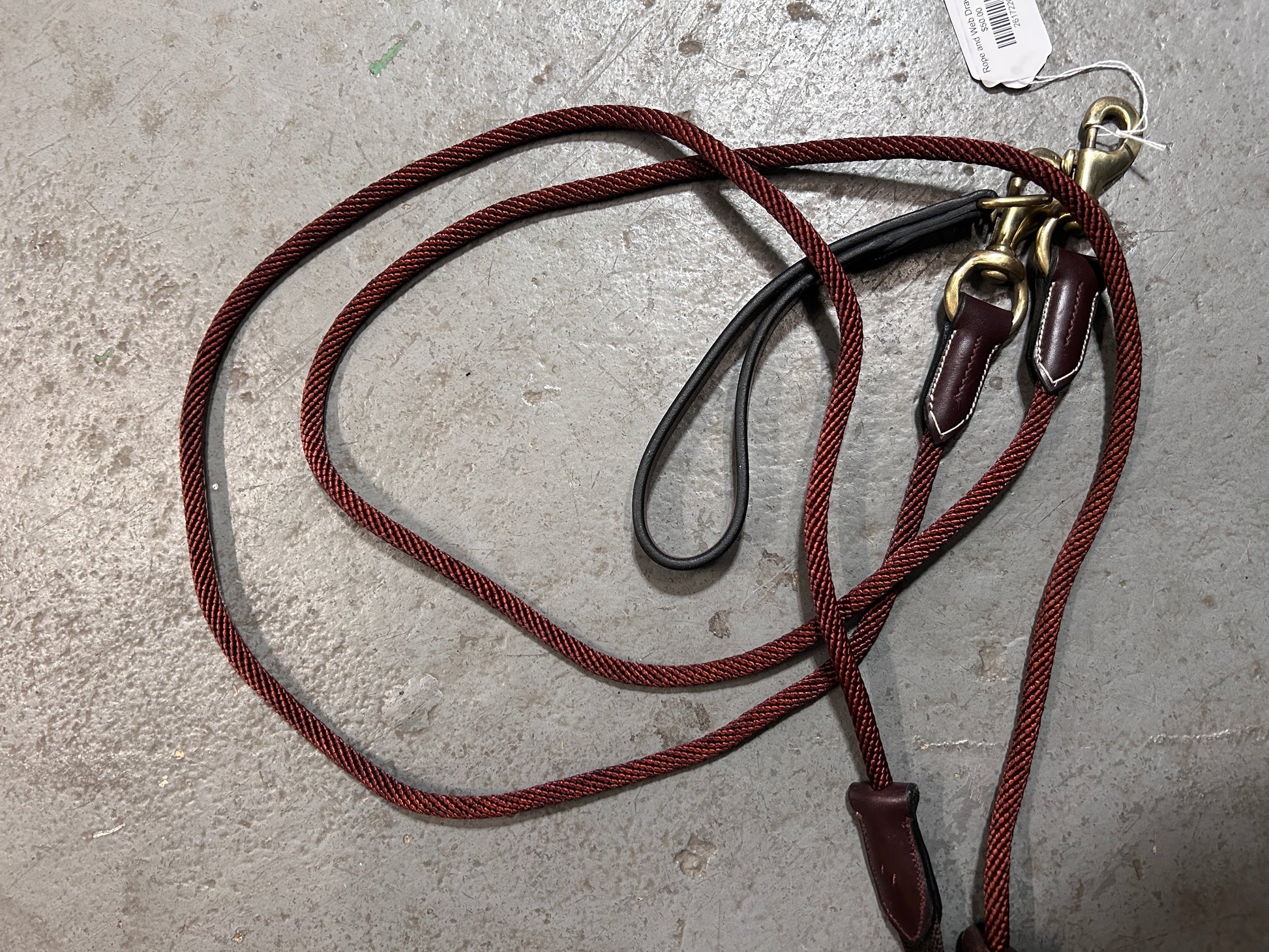 Rope and Web Draw Reins-Reins-Consignment-Evolution Equestrian Co.