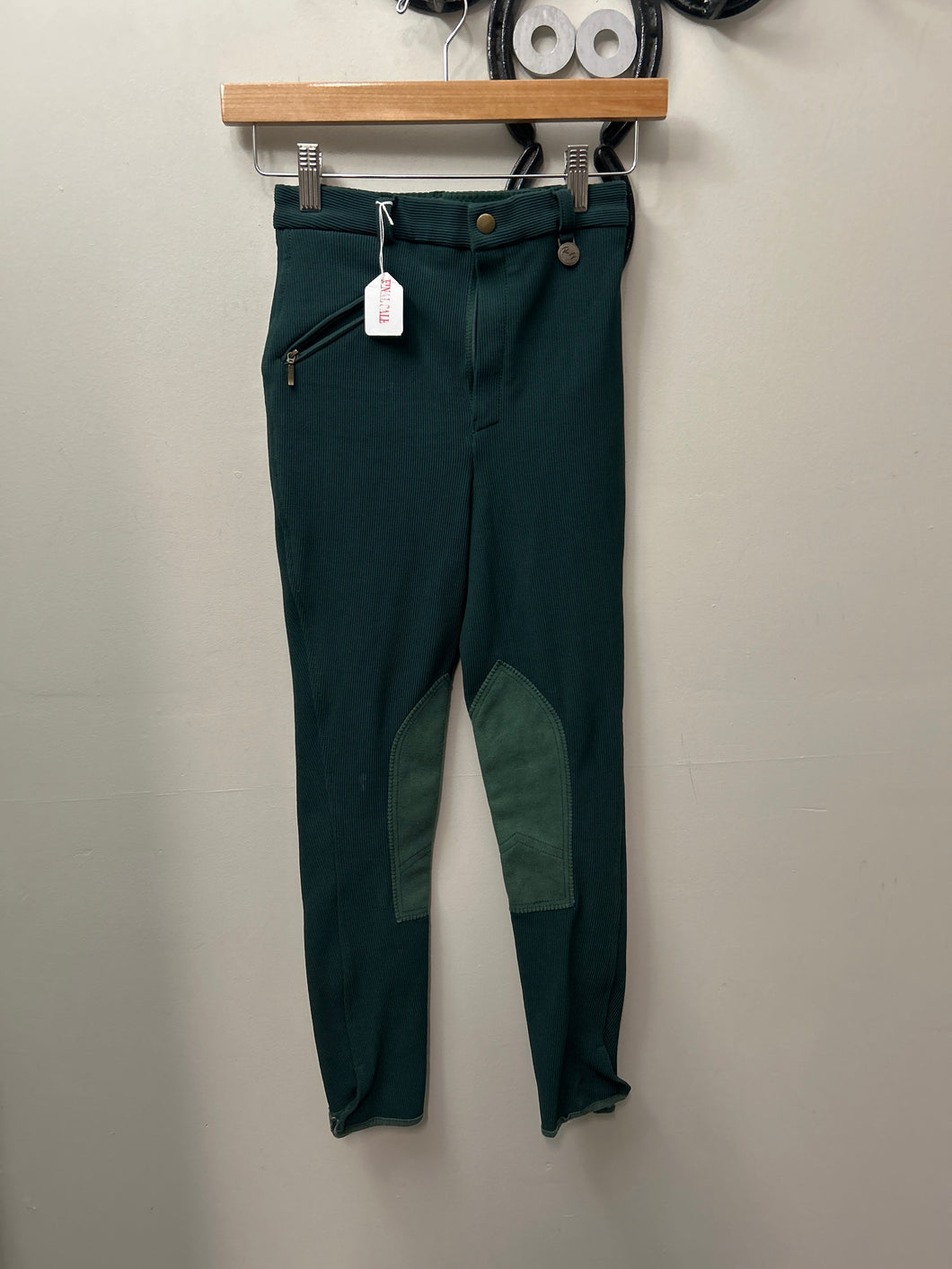 Royal Highness Green Breeches 12-Breeches-Consignment-Evolution Equestrian Co.