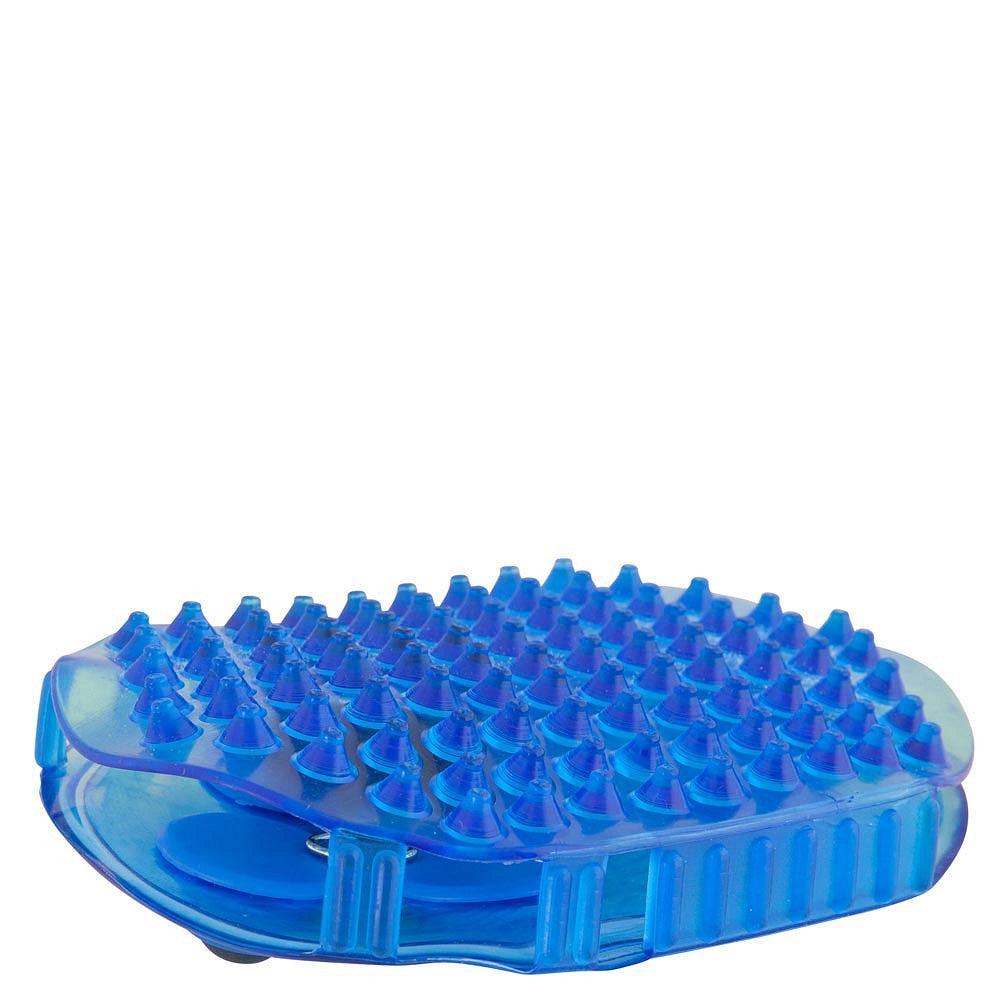 Rubber Massage Gel Curry with Magnetic Rollers-Horse Brush-Canadian Centurion Supply-Blue-Evolution Equestrian Co.