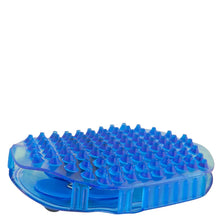 Load image into Gallery viewer, Rubber Massage Gel Curry with Magnetic Rollers-Horse Brush-Canadian Centurion Supply-Blue-Evolution Equestrian Co.
