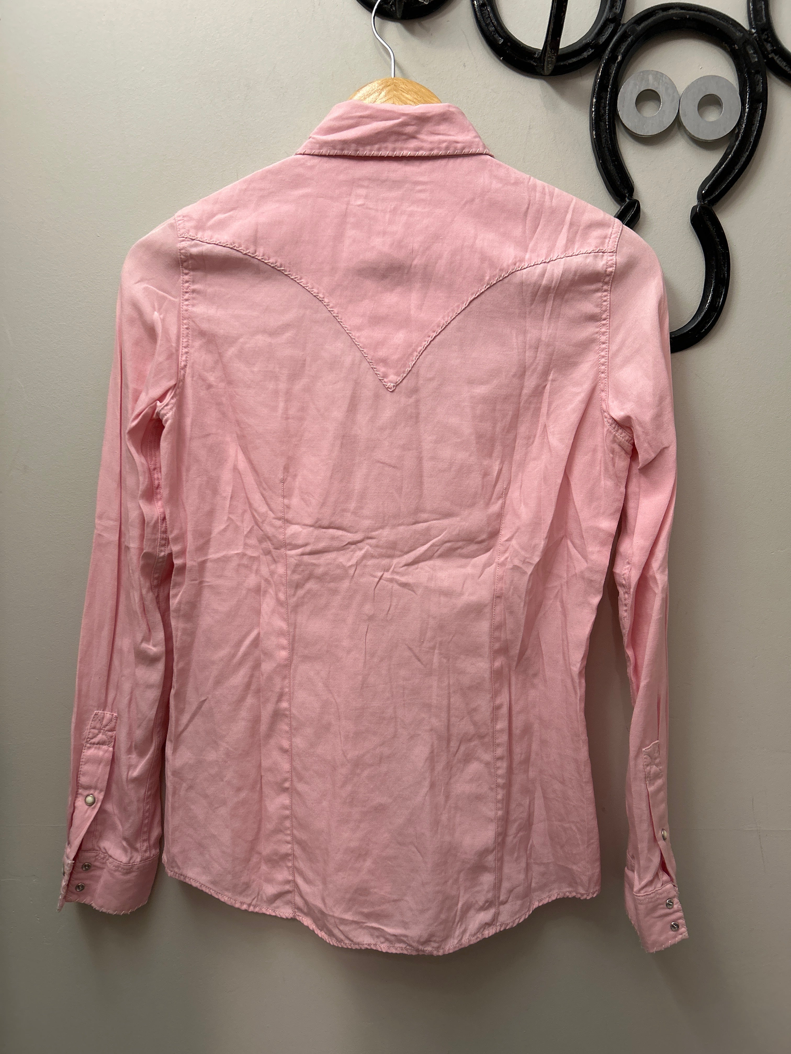 Ryan Michael Button Down Shirt Pink XS-Apparel-Consignment-Evolution Equestrian Co.