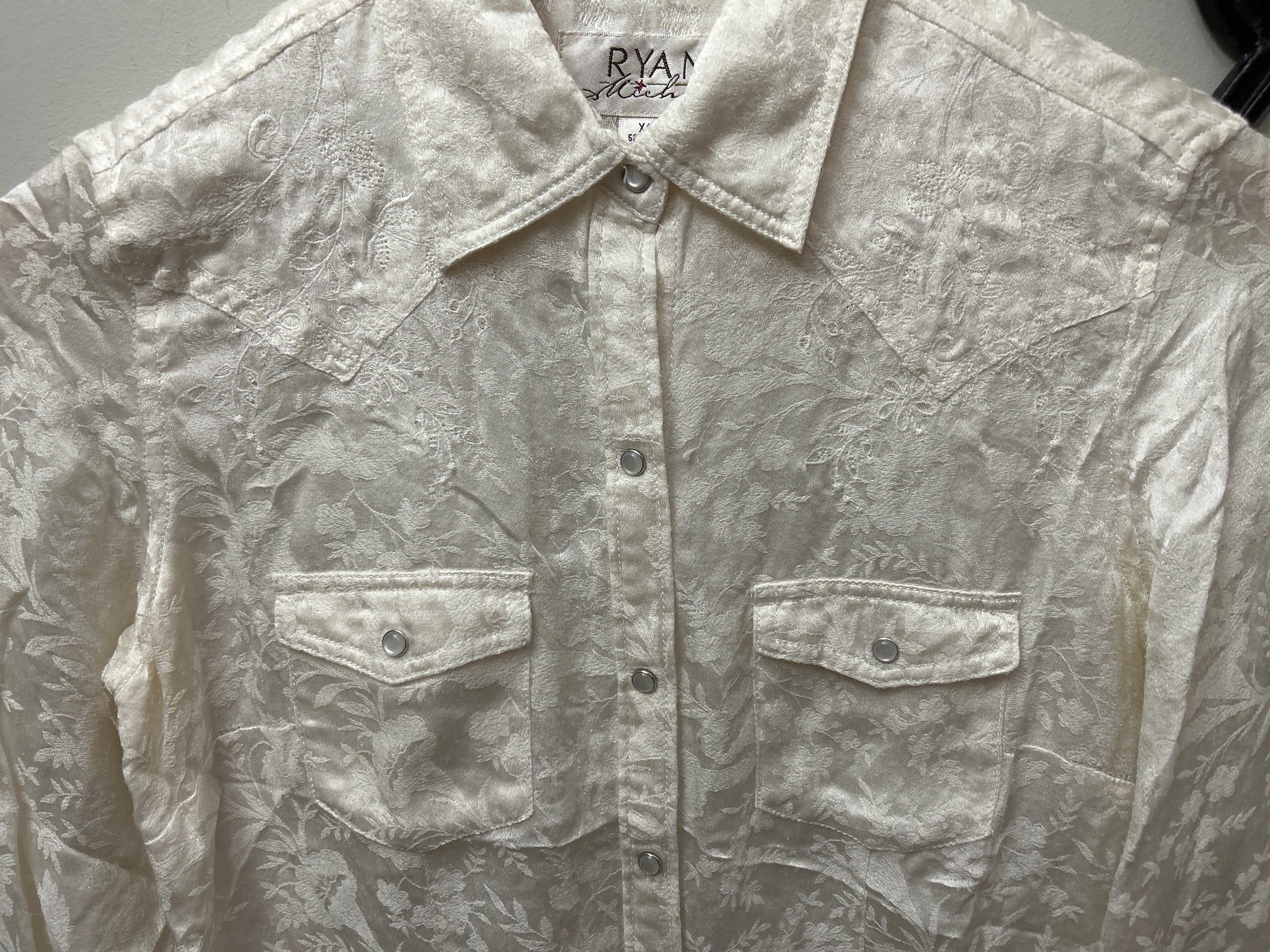 Ryan Michael Button Down Shirt White XS-Apparel-Consignment-Evolution Equestrian Co.