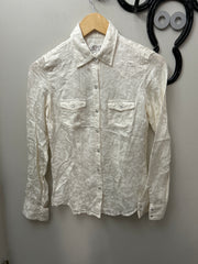 Ryan Michael Button Down Shirt White XS-Apparel-Consignment-Evolution Equestrian Co.
