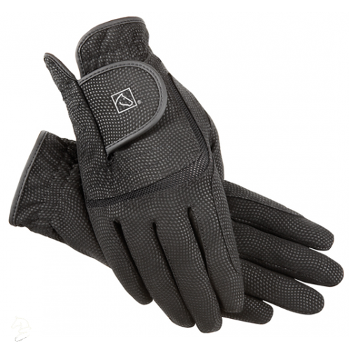 SSG Digital Gloves-Riding Gloves-SSG-5-Black-Evolution Equestrian Co.