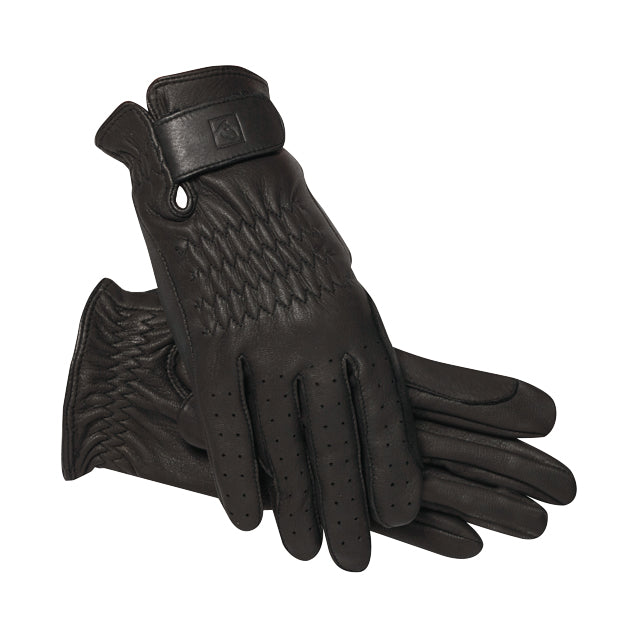 SSG Pro Show Deerskin Leather Gloves-Equestrian Gloves-SSG-6-Evolution Equestrian Co.