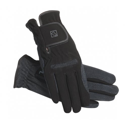 SSG Schooler Gloves-Riding Gloves-SSG-4/5-Black-Evolution Equestrian Co.