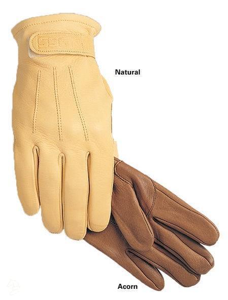 SSG Trail Roper Leather Gloves-Riding Gloves-SSG-6-Natural-Evolution Equestrian Co.