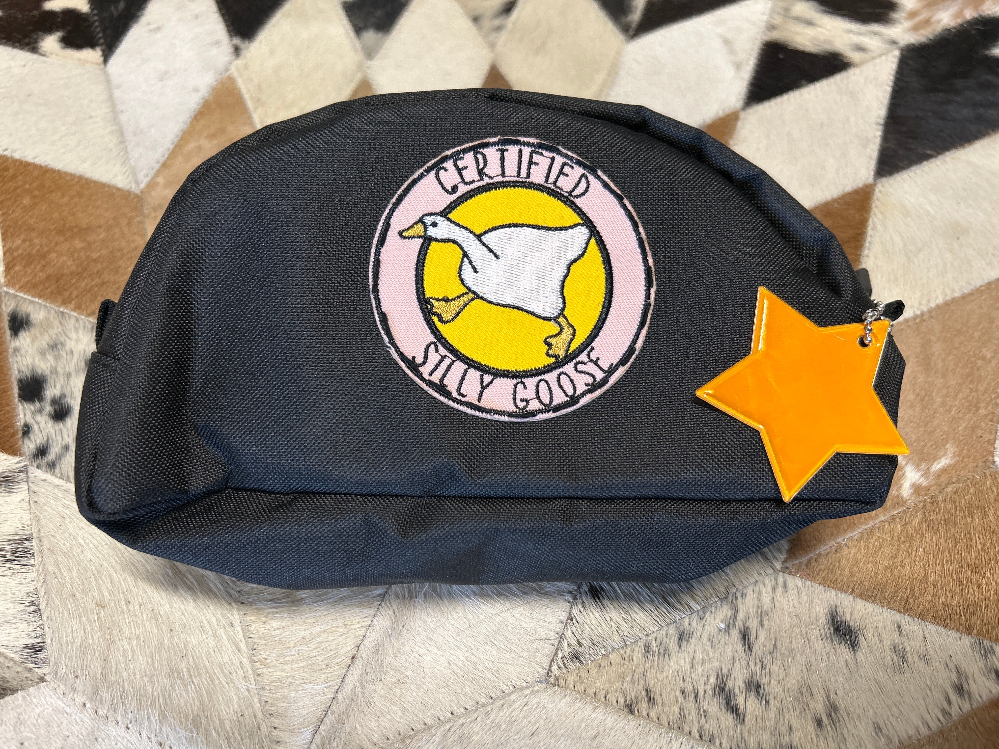 Saddle Sacks-Saddle Bags-Evolution Equestrian Co.-Black - Certified Silly Goose-Evolution Equestrian Co.