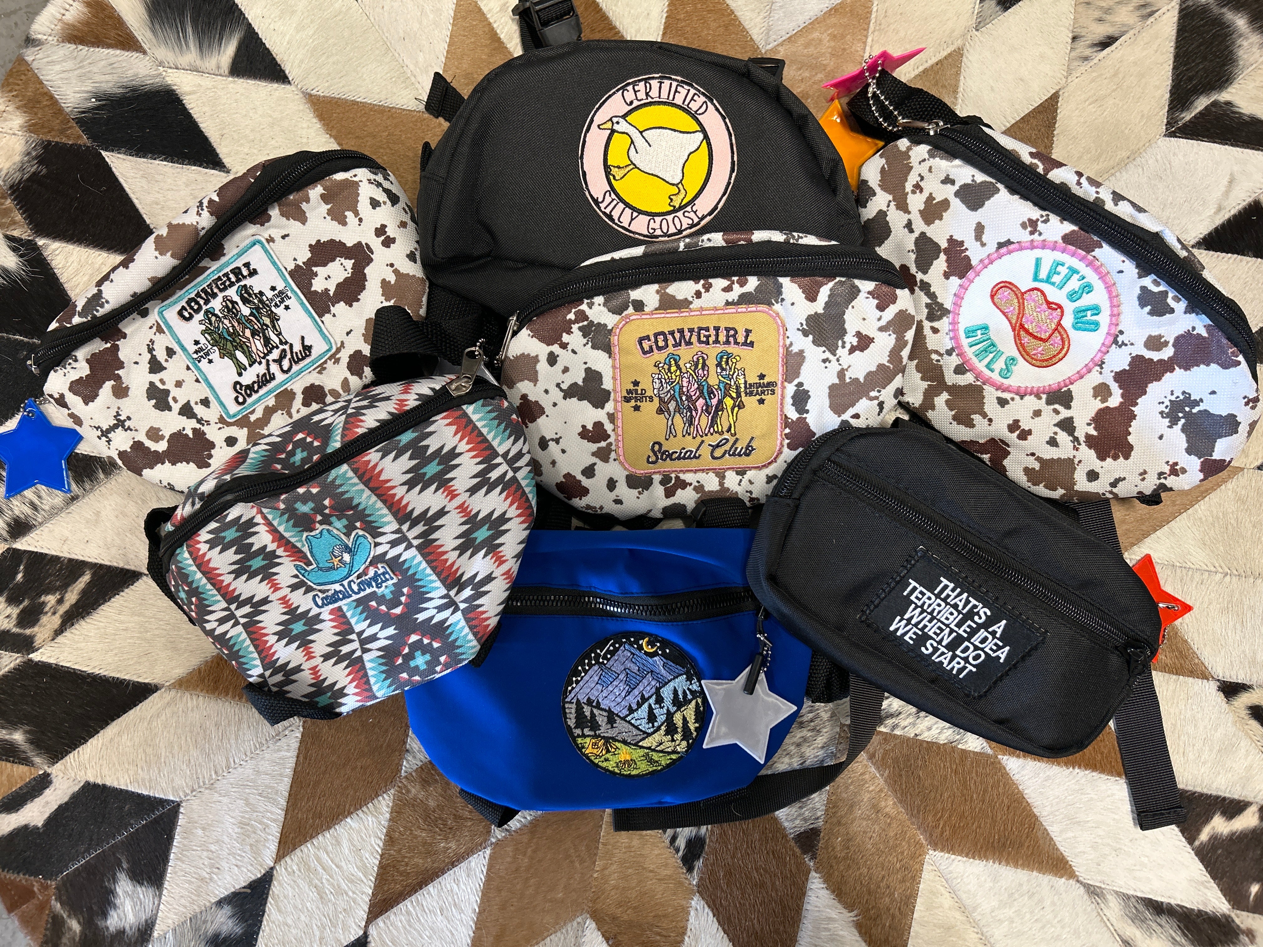 Saddle Sacks-Saddle Bags-Evolution Equestrian Co.-Black - Certified Silly Goose-Evolution Equestrian Co.