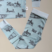 Load image into Gallery viewer, Sage West Clothing Co. Prairie Cowboy Toddler Sleepwear Set-Child Clothing-Sage West Clothing Co.-3T-Evolution Equestrian Co.
