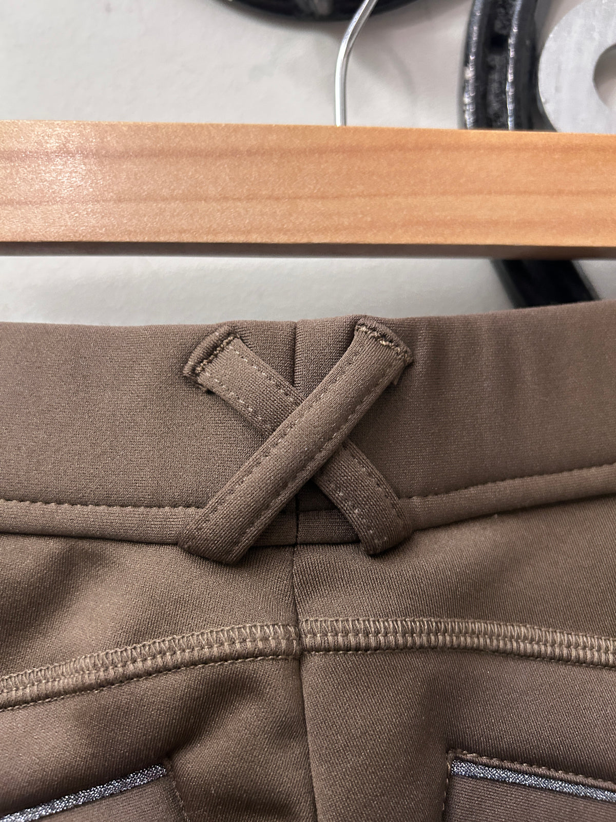 Schockemohle Brown Winter Riding Tights 24-Breeches-Consignment-Evolution Equestrian Co.