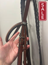 Load image into Gallery viewer, Schockemohle Figure 8 Bridle with Laced Reins-English Tack-Consignment-Evolution Equestrian Co.
