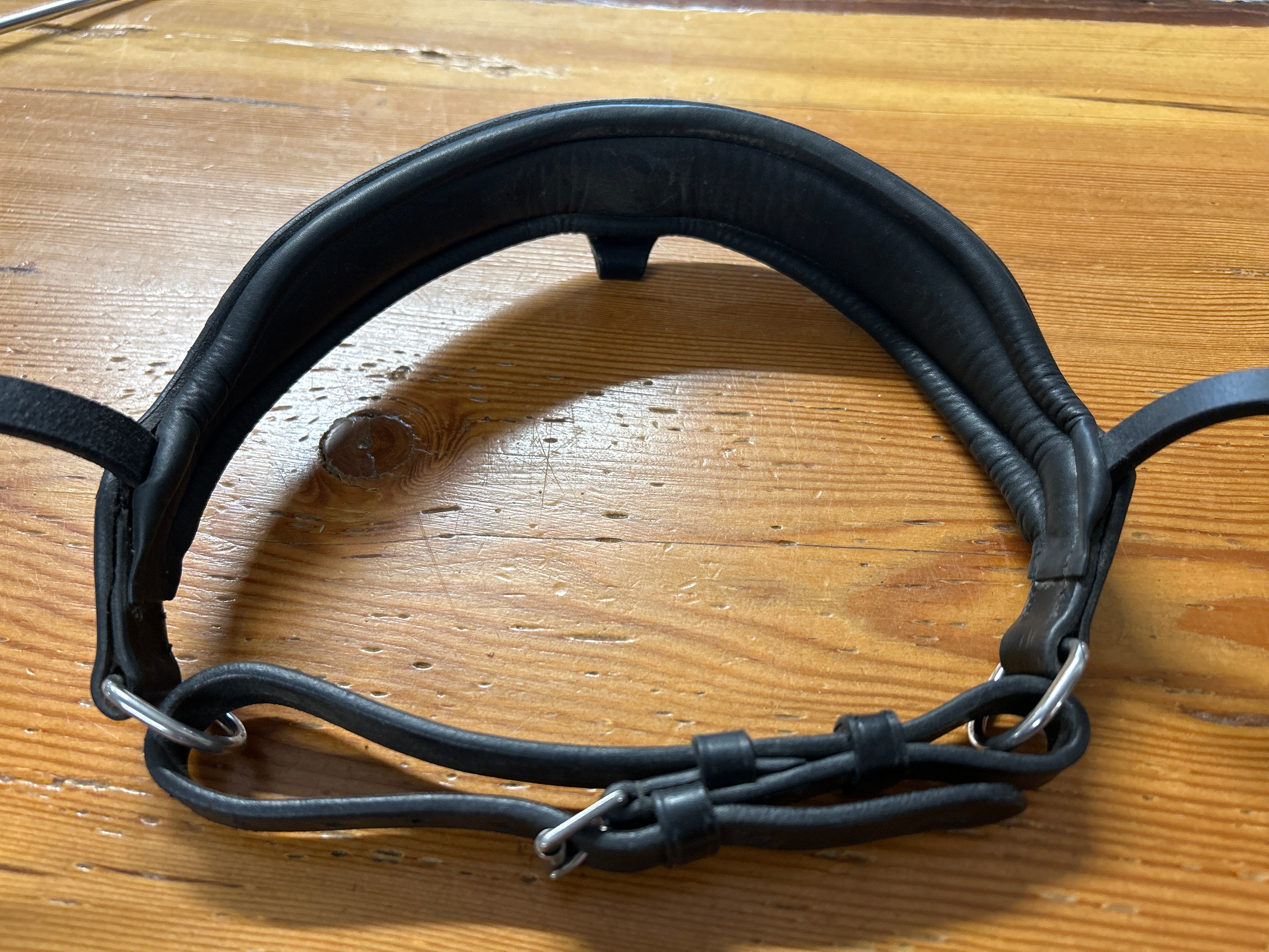 Schockemöhle SP Milazzo Anatomical Noseband Black-English Bridle-Consignment-Evolution Equestrian Co.