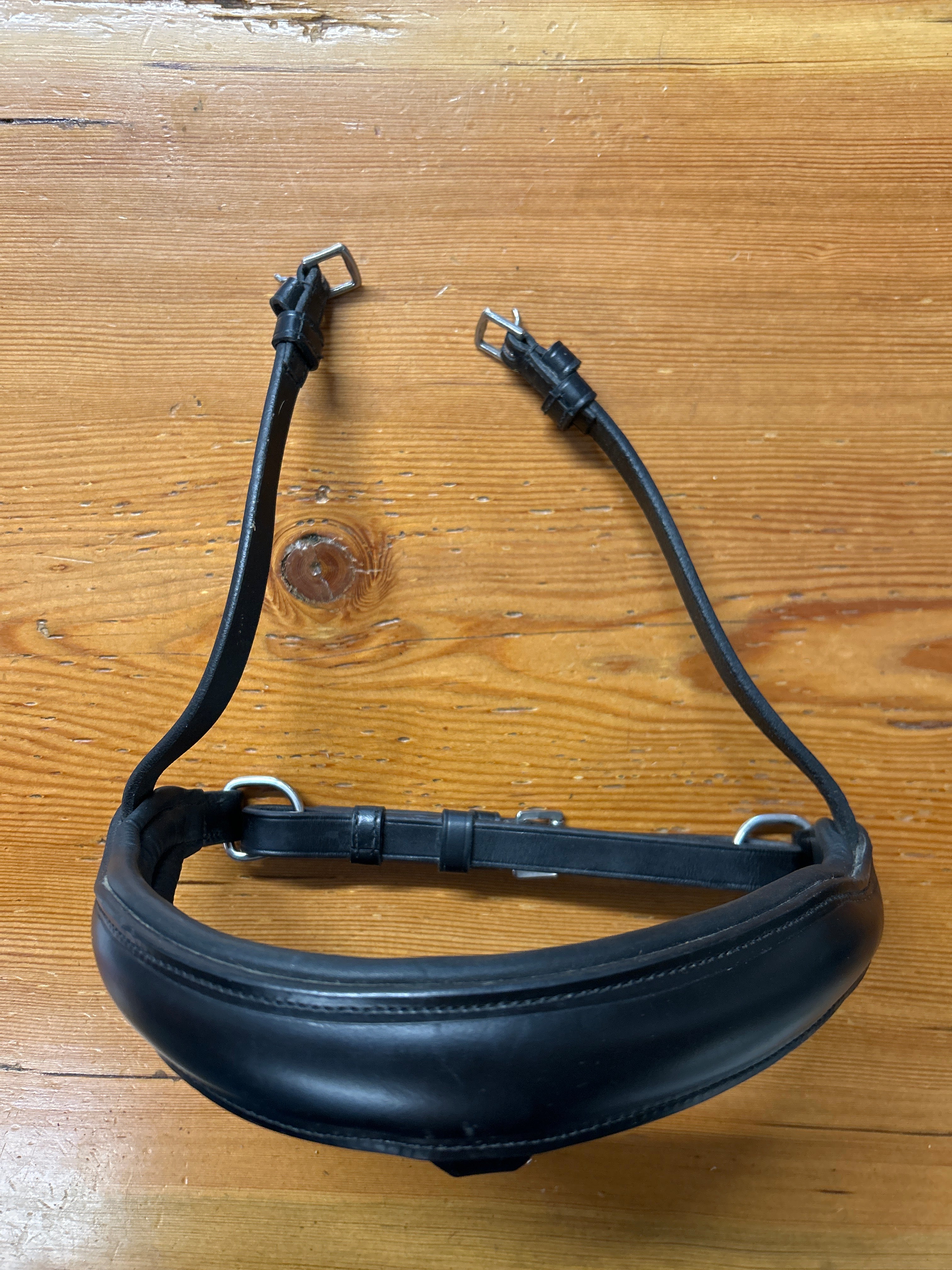 Schockemöhle SP Milazzo Anatomical Noseband Black-English Bridle-Consignment-Evolution Equestrian Co.