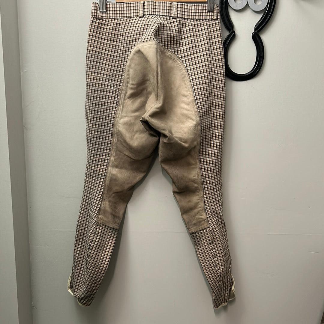 Schoeller Real Leather Full Seat Breeches-Clothing-Consignment-Evolution Equestrian Co.