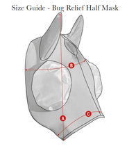 Load image into Gallery viewer, LeMieux Bug Relief Fly Mask Lagoon

