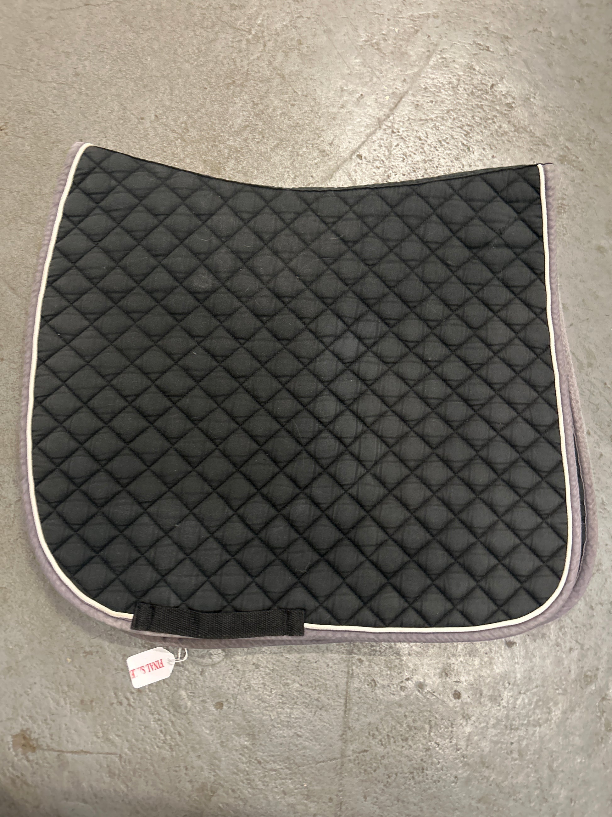 Shedrow Black English Saddle Pad-English Saddle Pad-Consignment-Evolution Equestrian Co.