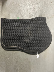 Shedrow Close Contact Saddle Pad Black Full-English Saddle Pad-Consignment-Evolution Equestrian Co.