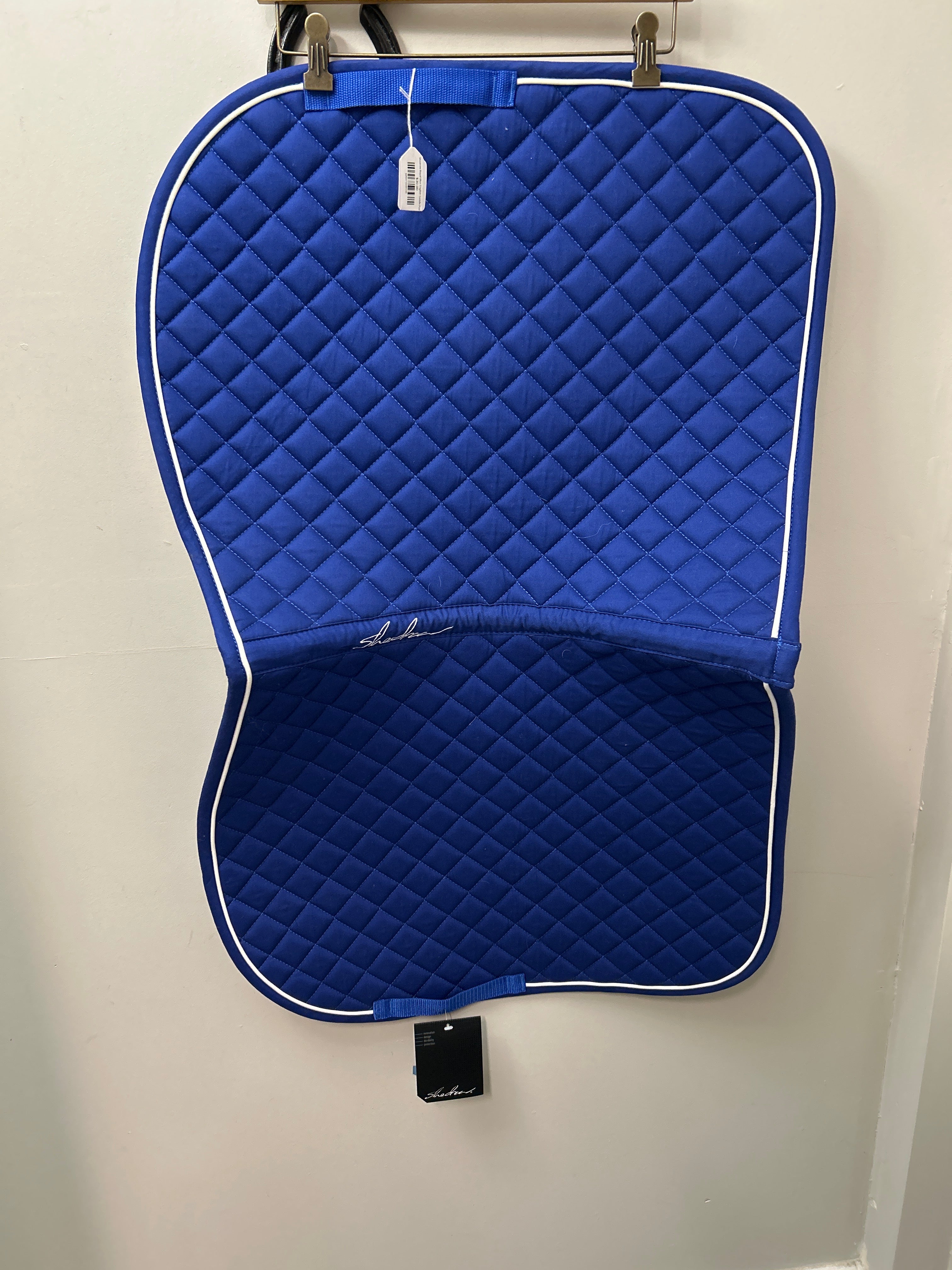 Shedrow Royal Blue English Saddle Pad-English Saddle Pad-Consignment-Evolution Equestrian Co.