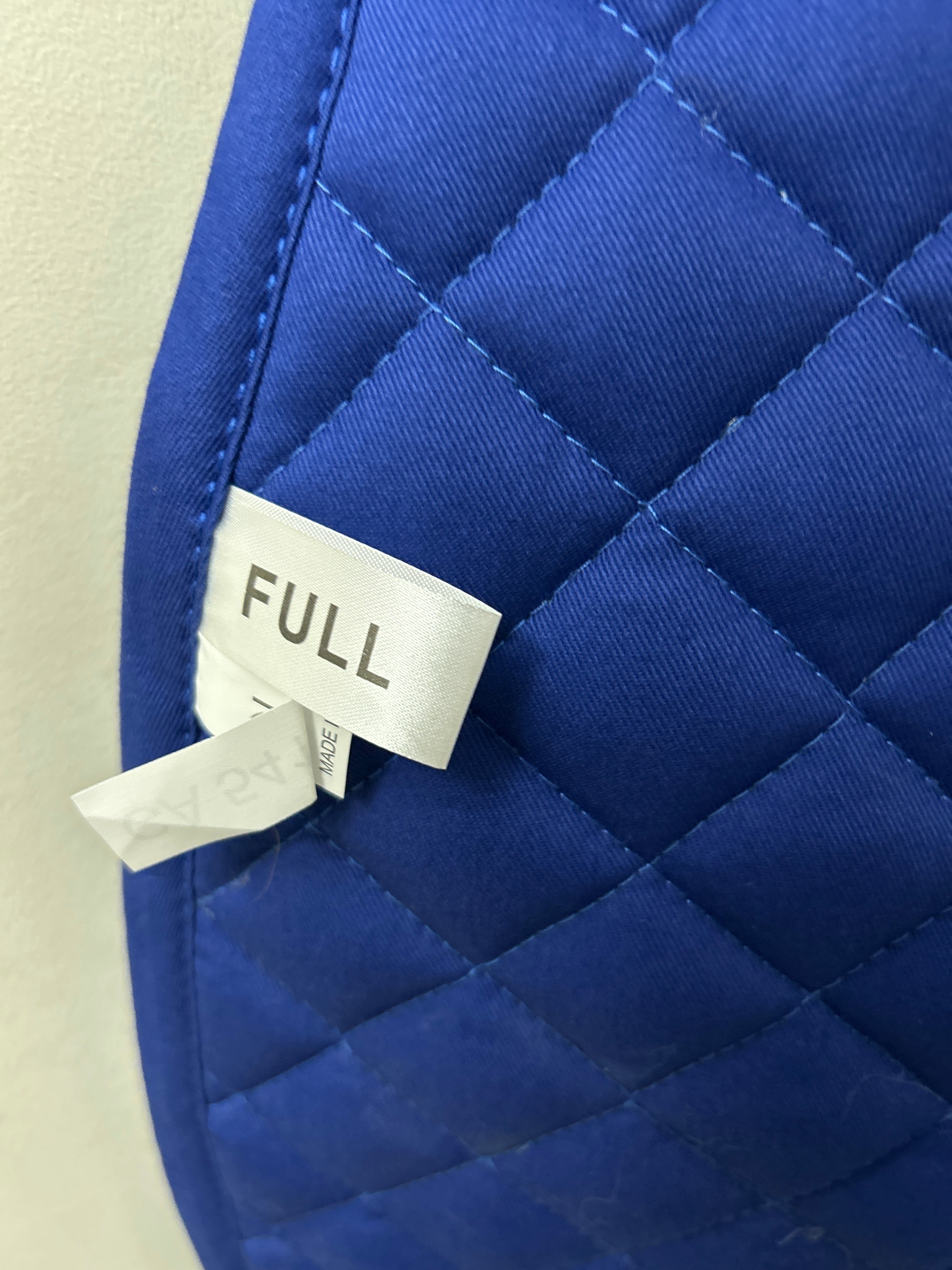 Shedrow Royal Blue English Saddle Pad-English Saddle Pad-Consignment-Evolution Equestrian Co.