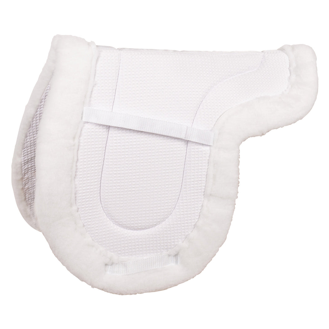 Shedrow Waffle Weave Shaped Pony Pad-English Saddle Pad-Consignment-Evolution Equestrian Co.