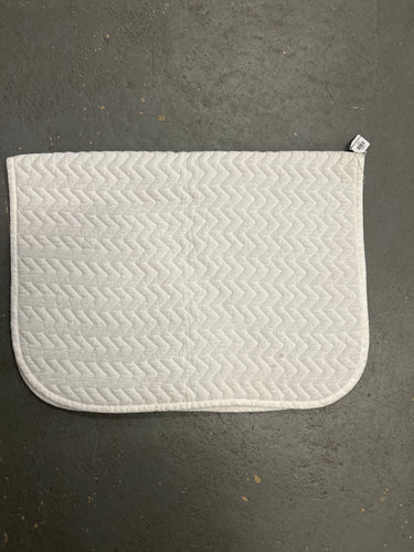 Shedrow White Baby Pad-English Saddle Pad-Consignment-Evolution Equestrian Co.