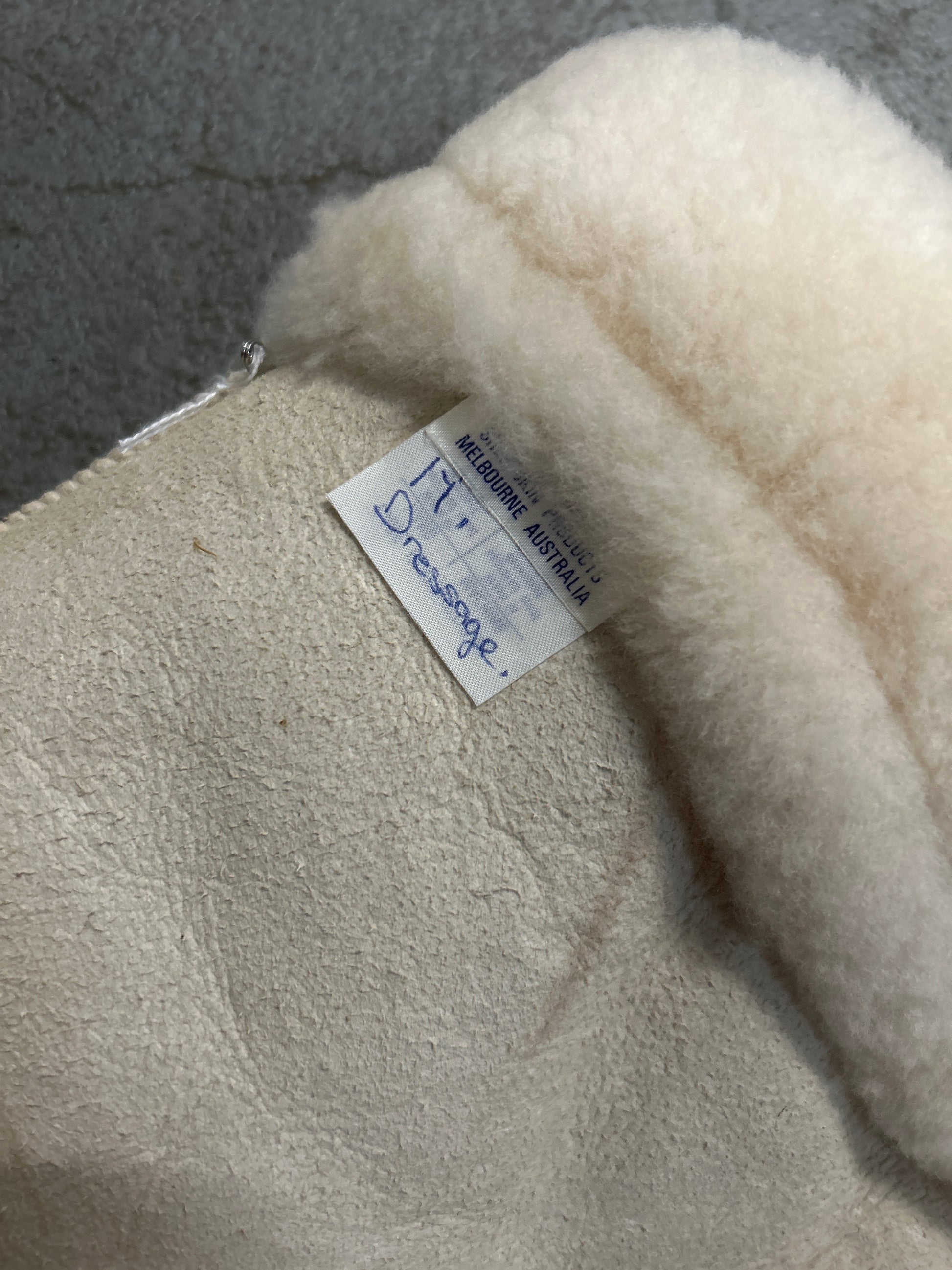 Sheepskin Fitted Dressage Pad Pony-English Saddle Pad-Consignment-Evolution Equestrian Co.