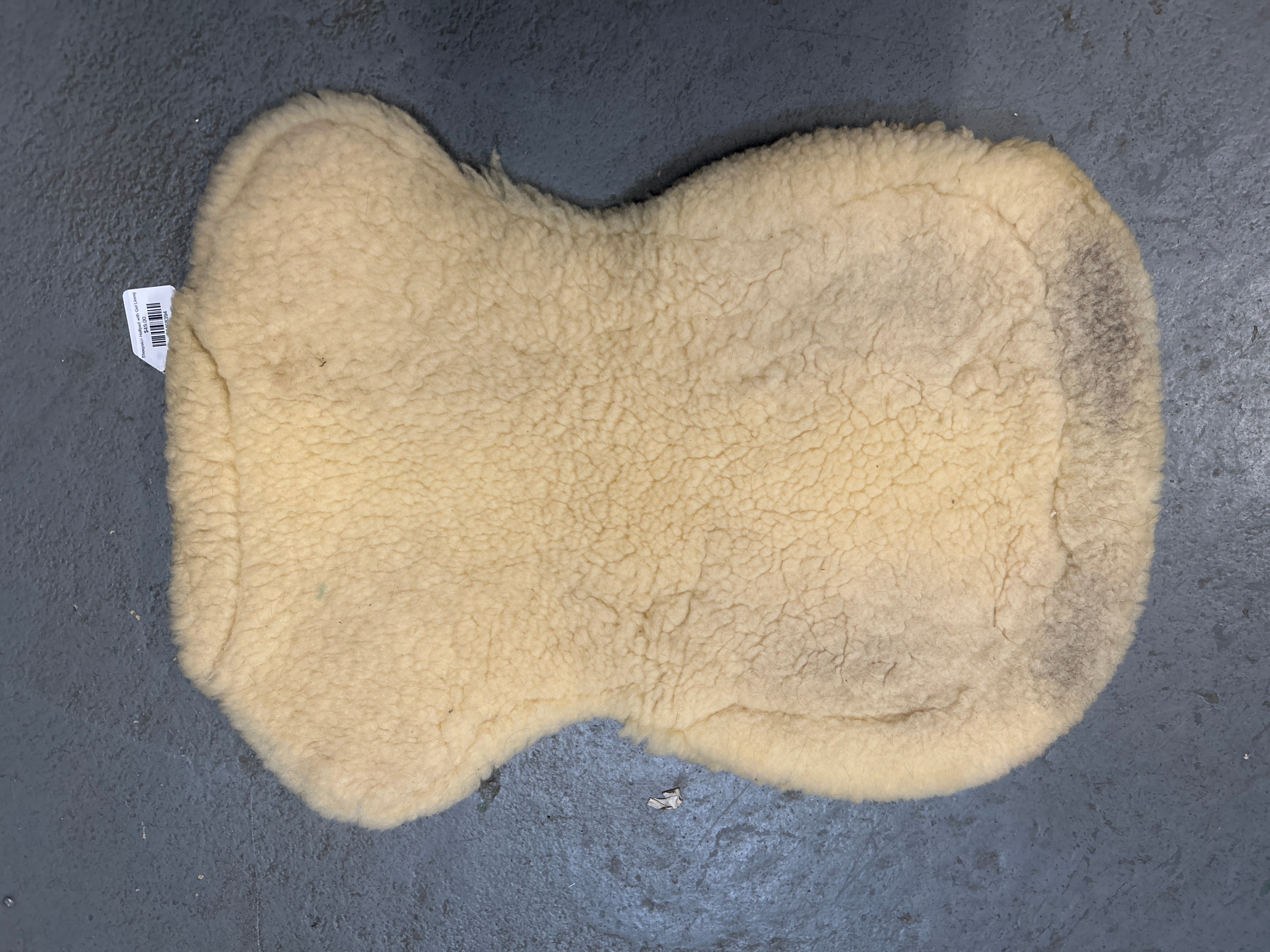 Sheepskin Halfpad with Gel Lining-English Saddle Pad-Consignment-Evolution Equestrian Co.