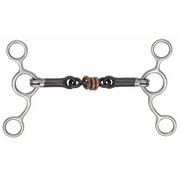 Shire Jr. Cowhorse Sweet Iron with Copper Rollers-Bit-Pegasus-5"-Evolution Equestrian Co.