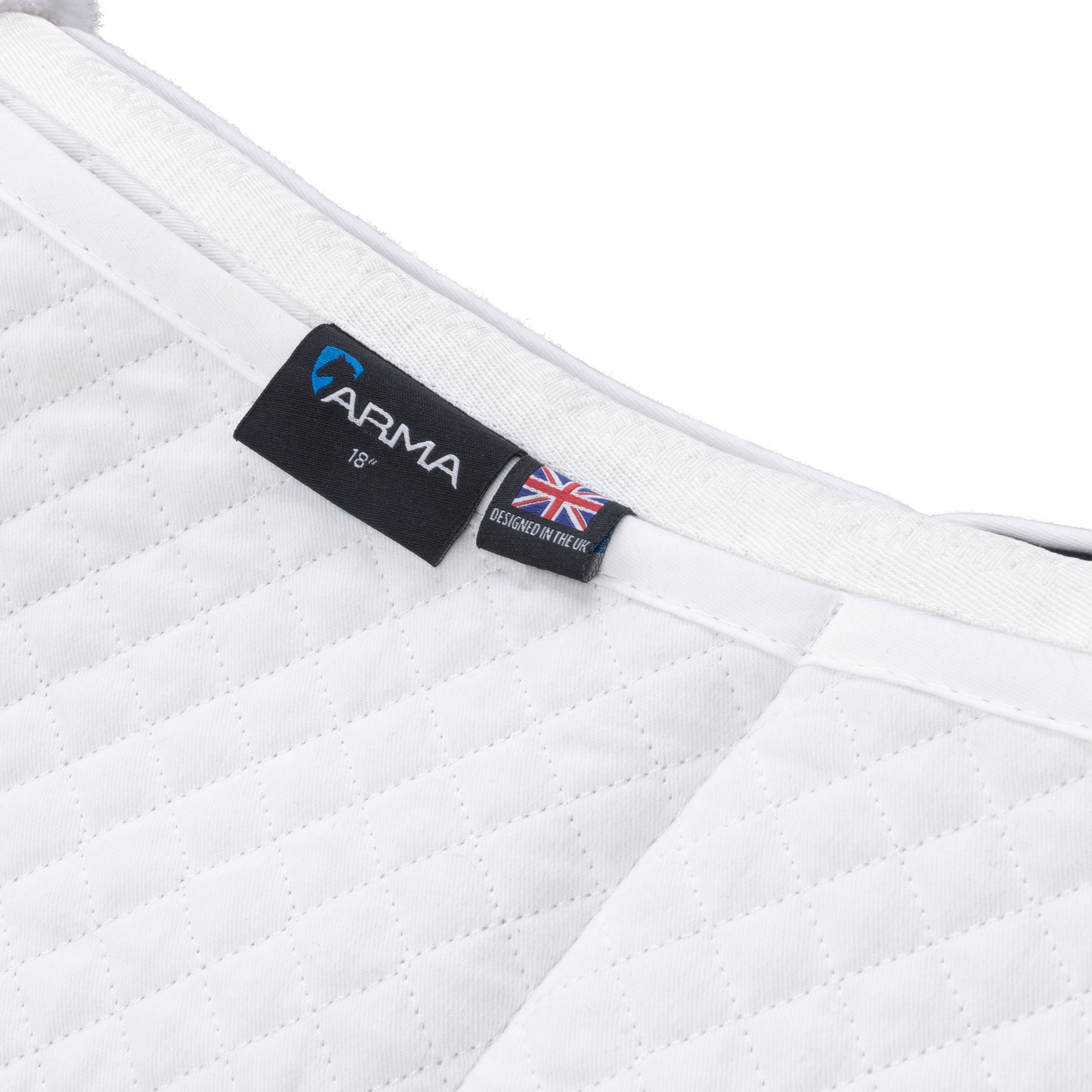 Shires ARMA SupaFleece Rimmed Shaped Pad with Corrective Shims-English Saddle Pad-Pegasus-Small-Evolution Equestrian Co.