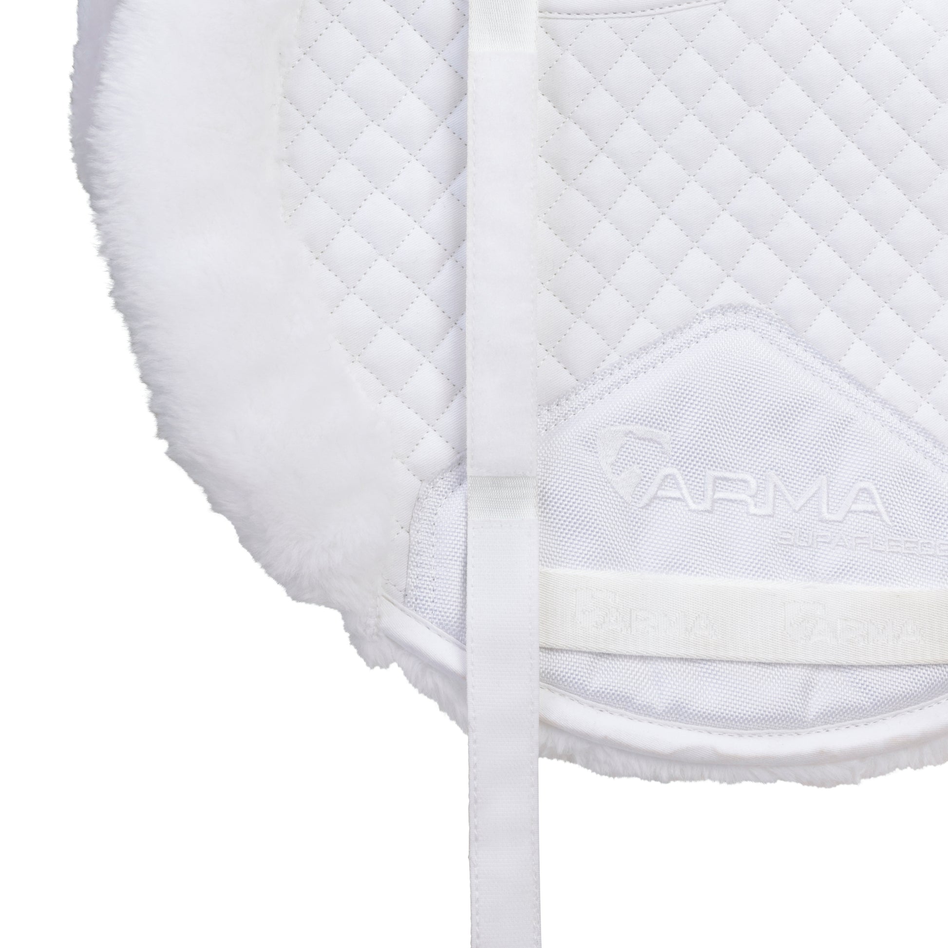 Shires ARMA SupaFleece Rimmed Shaped Pad with Corrective Shims-English Saddle Pad-Pegasus-Small-Evolution Equestrian Co.