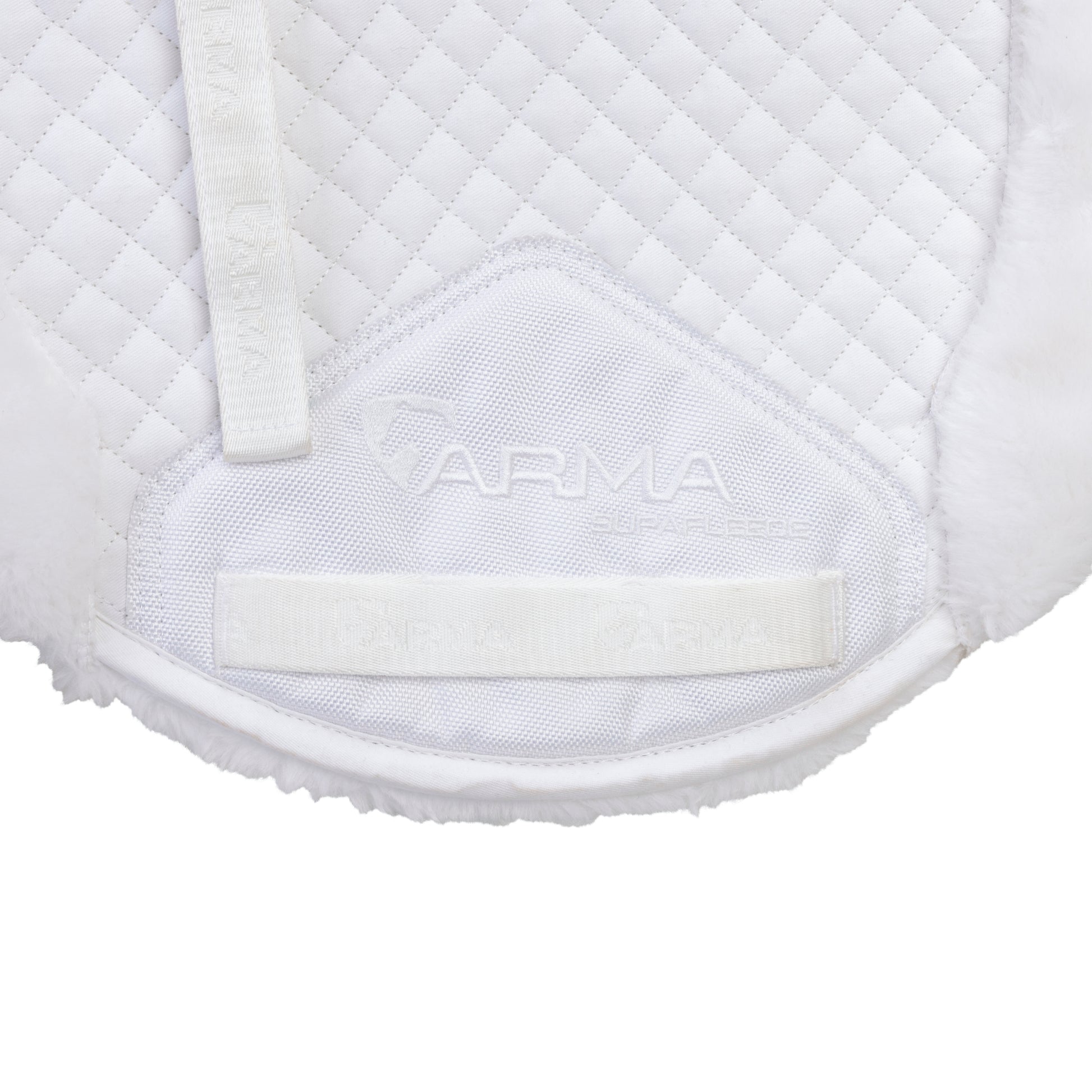 Shires ARMA SupaFleece Rimmed Shaped Pad with Corrective Shims-English Saddle Pad-Pegasus-Small-Evolution Equestrian Co.