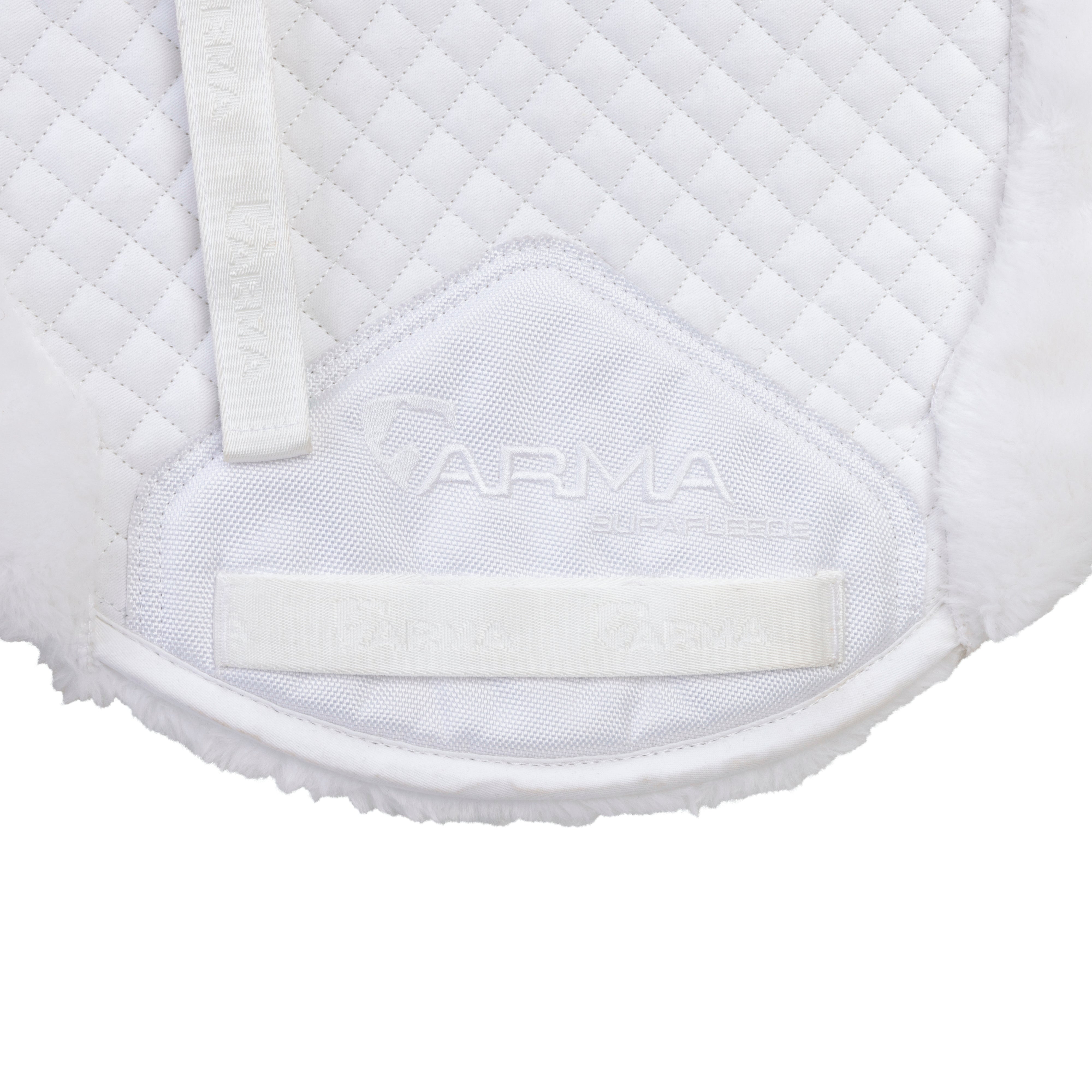 Shires ARMA SupaFleece Rimmed Shaped Pad with Corrective Shims-English Saddle Pad-Pegasus-Small-Evolution Equestrian Co.