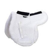 Shires ARMA SupaFleece Rimmed Shaped Pad with Corrective Shims-English Saddle Pad-Pegasus-Small-Evolution Equestrian Co.