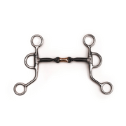 Shires Argentine Sweet Iron Copper Dog Bone Bit-Bit-Pegasus-5"-Evolution Equestrian Co.