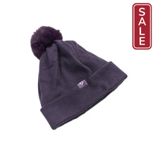 Load image into Gallery viewer, Shires Aubrion Fleece Lined Bobble Hat-Hat-Pegasus-Purple-Evolution Equestrian Co.
