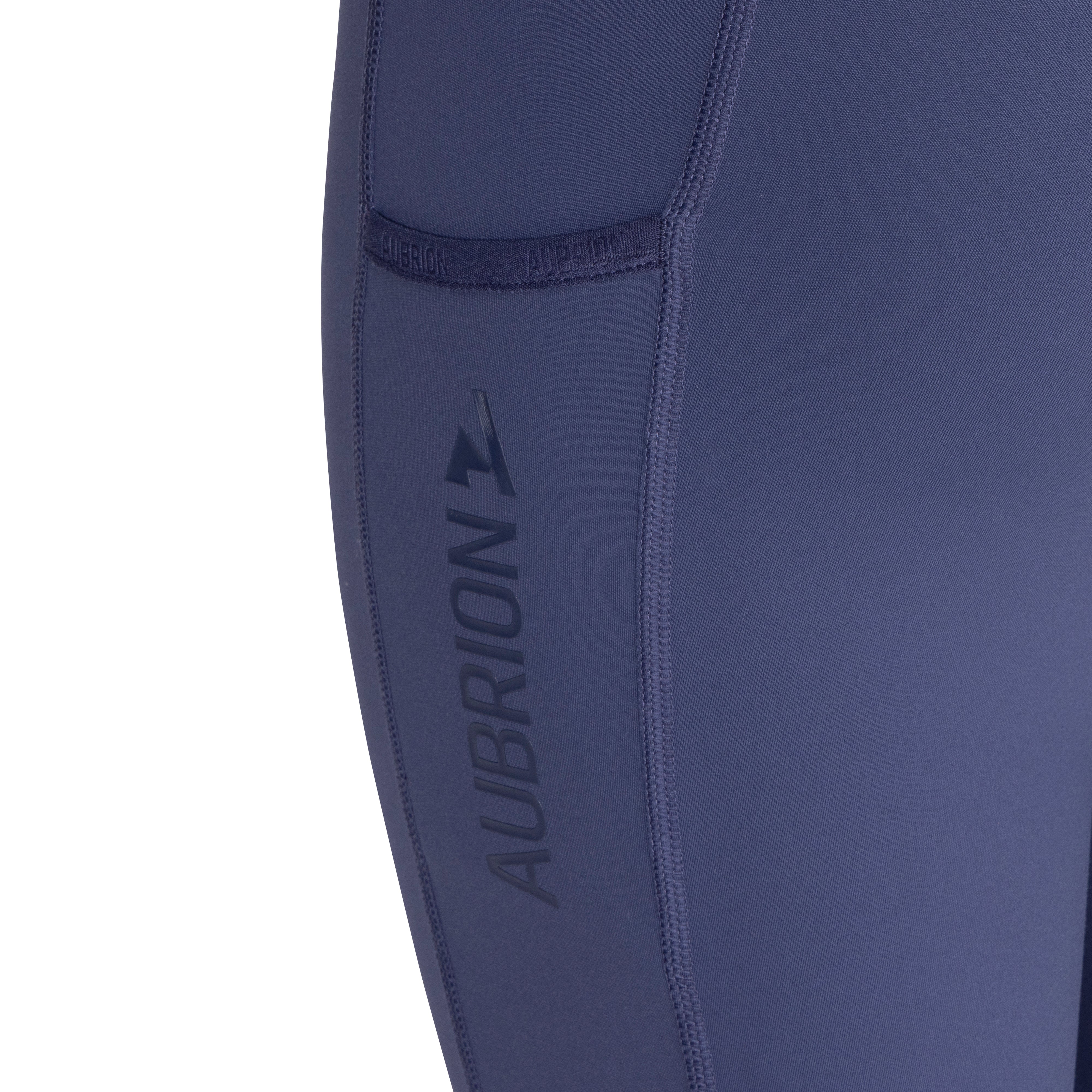 Shires Aubrion Kid's React Non-Stop Tights-Breeches-Pegasus-Haze-7-8 Years-Evolution Equestrian Co.