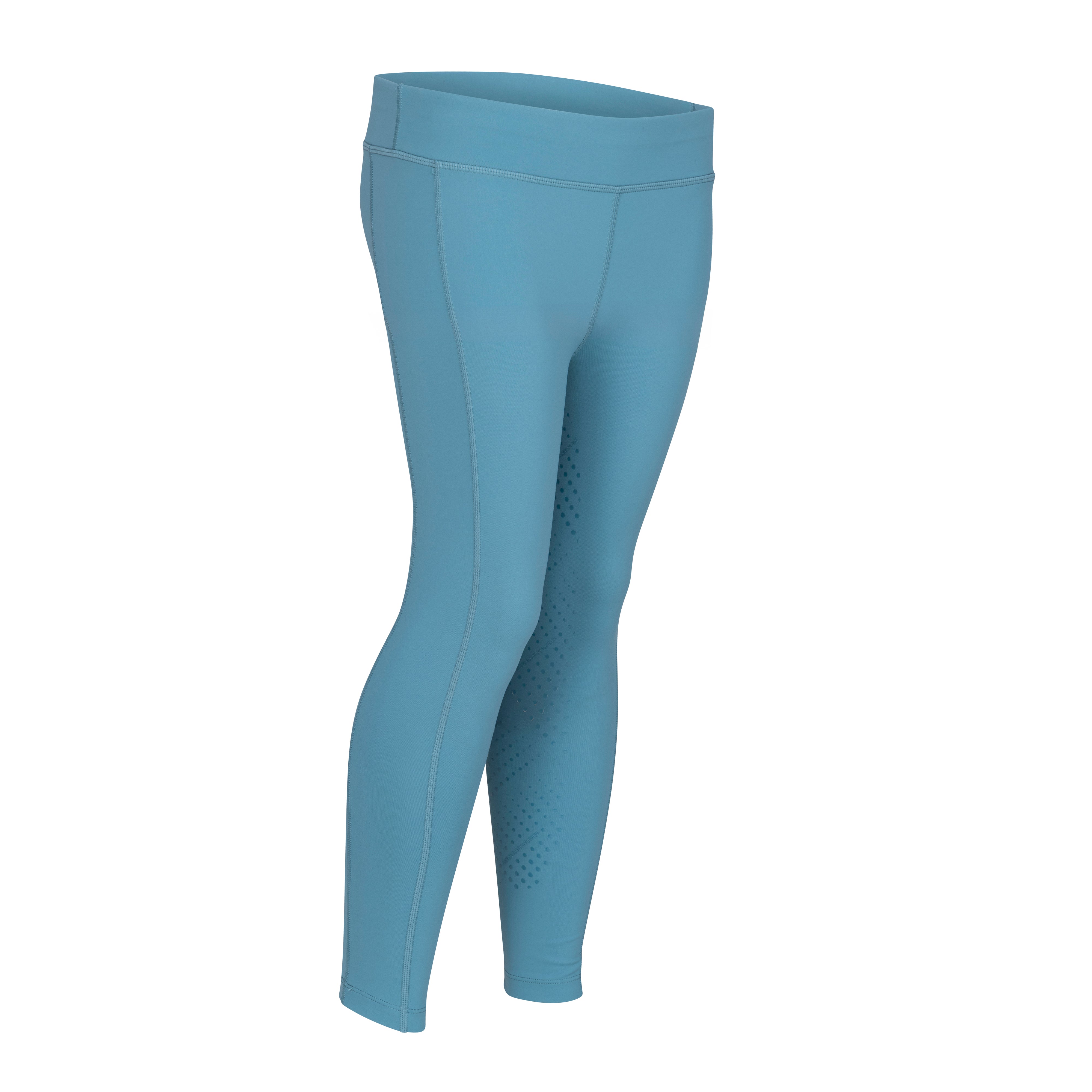 Shires Aubrion Kid's React Non-Stop Tights-Breeches-Pegasus-Haze-7-8 Years-Evolution Equestrian Co.