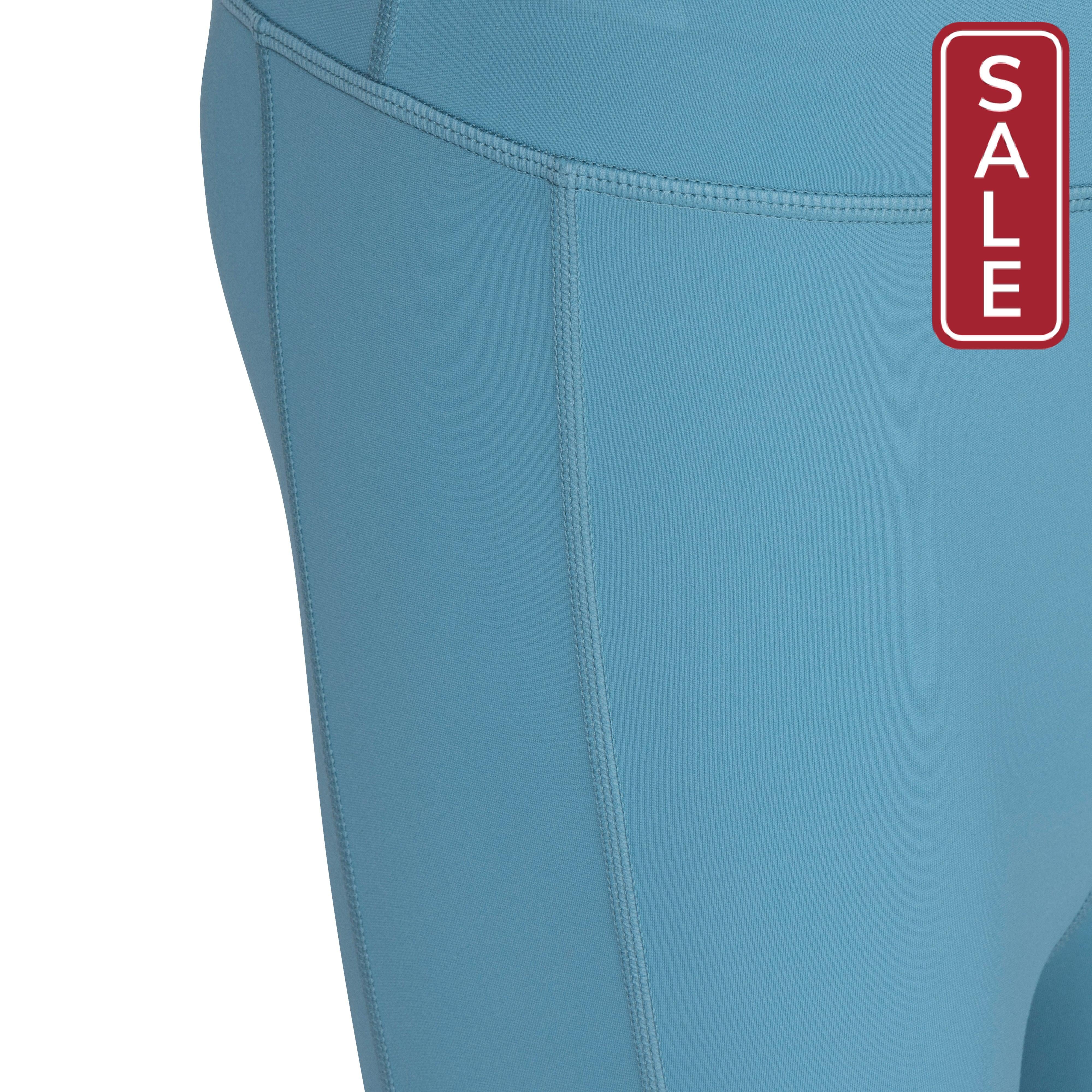 Shires Aubrion Kid's React Non-Stop Tights-Breeches-Pegasus-Haze-7-8 Years-Evolution Equestrian Co.