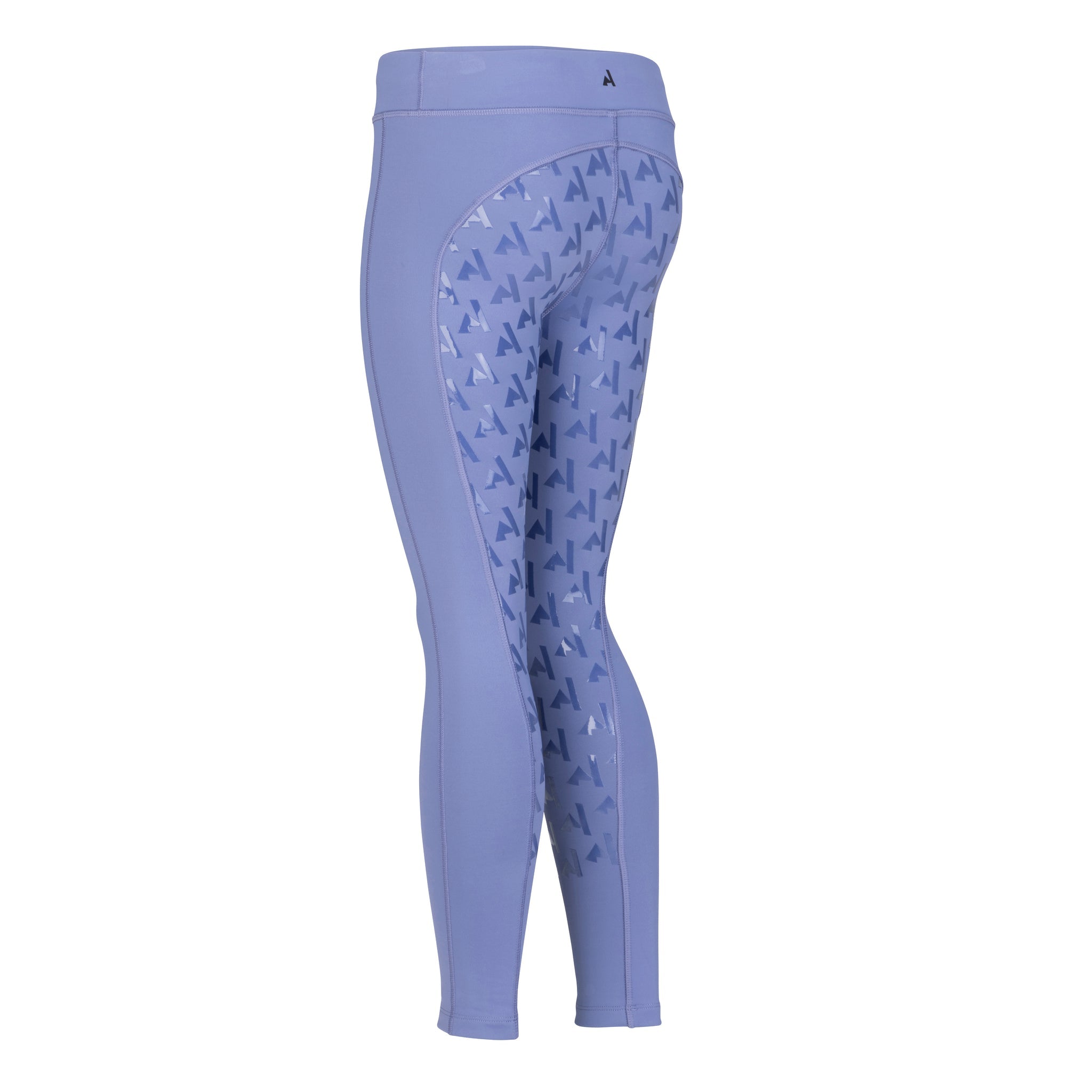 Shires Aubrion Kids Shield Winter Riding Tights-Breeches-Pegasus-Sky Blue-7-8 Years Old-Evolution Equestrian Co.