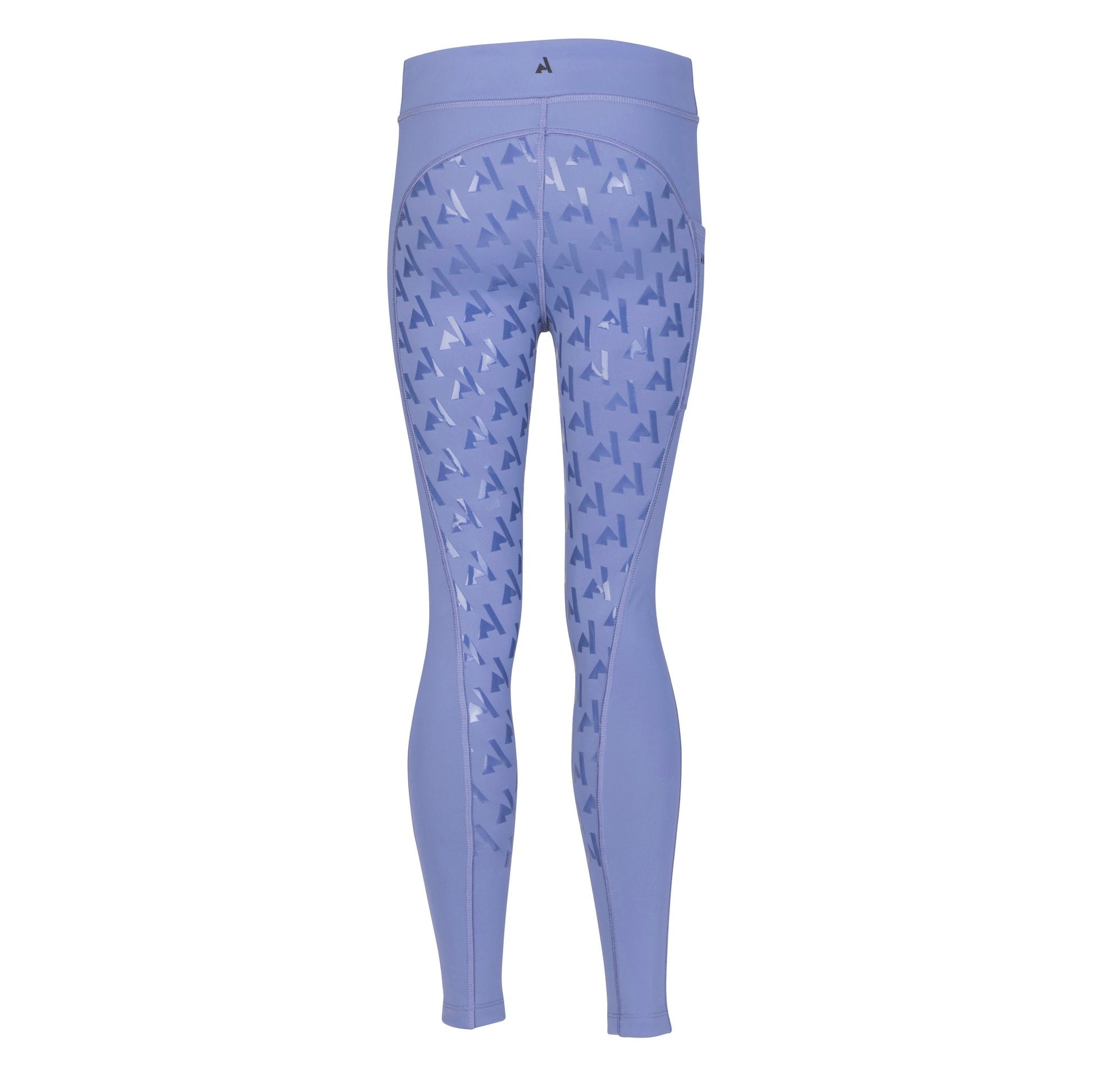 Shires Aubrion Kids Shield Winter Riding Tights-Breeches-Pegasus-Sky Blue-7-8 Years Old-Evolution Equestrian Co.