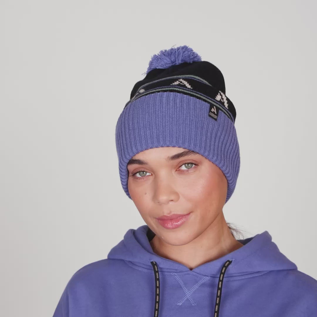 Shires Aubrion React Bobble Hat-Hat-Pegasus-Sky/Shadow-Evolution Equestrian Co.