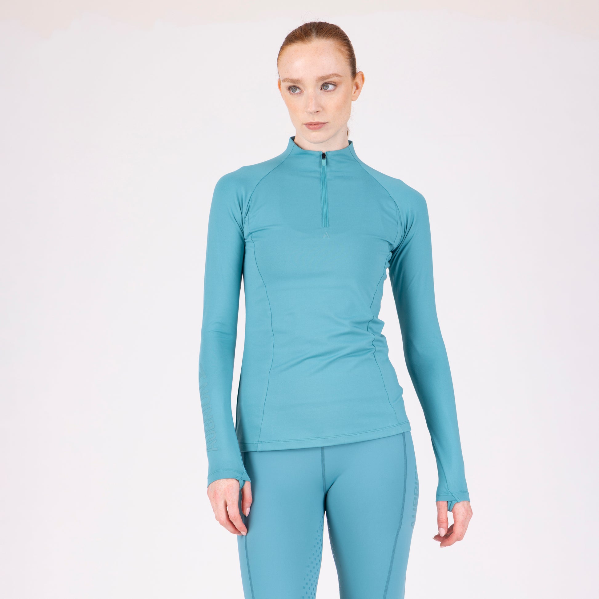Shires Aubrion React Long Sleeve Shirt-Riding Shirts-Pegasus-Midnight-XXSmall-Evolution Equestrian Co.