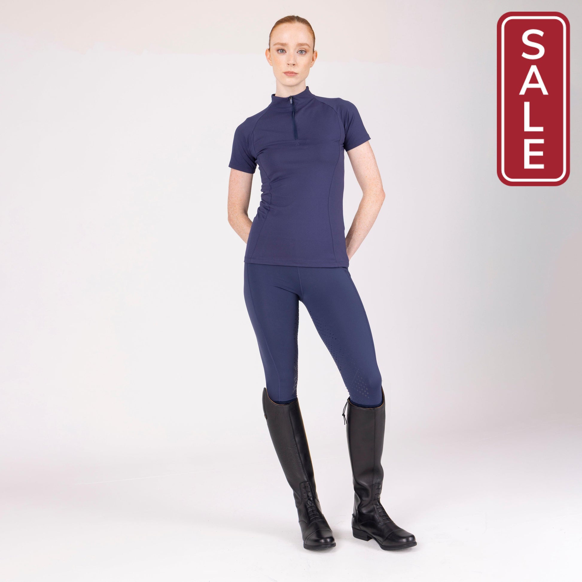 Shires Aubrion React Non Stop Riding Tights-Breeches-Pegasus-XXSmall-Evolution Equestrian Co.