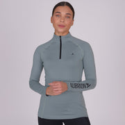 Shires Aubrion Child's React Winter Base Layer-Riding Shirts-Pegasus-Sky Blue-7-8 Years Old-Evolution Equestrian Co.