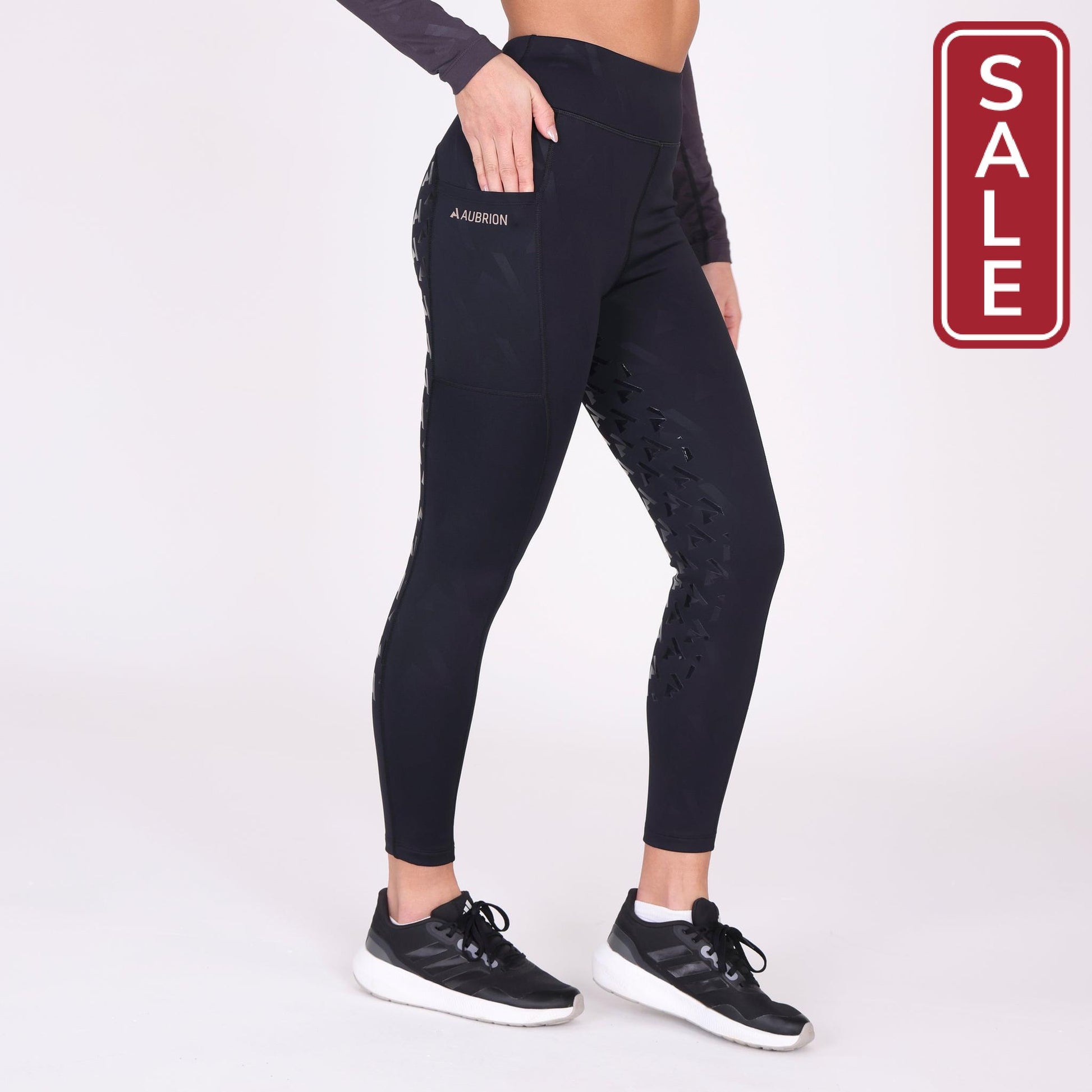 Shires Aubrion React Winter Riding Tights-Breeches-Pegasus-XXSmall-Evolution Equestrian Co.