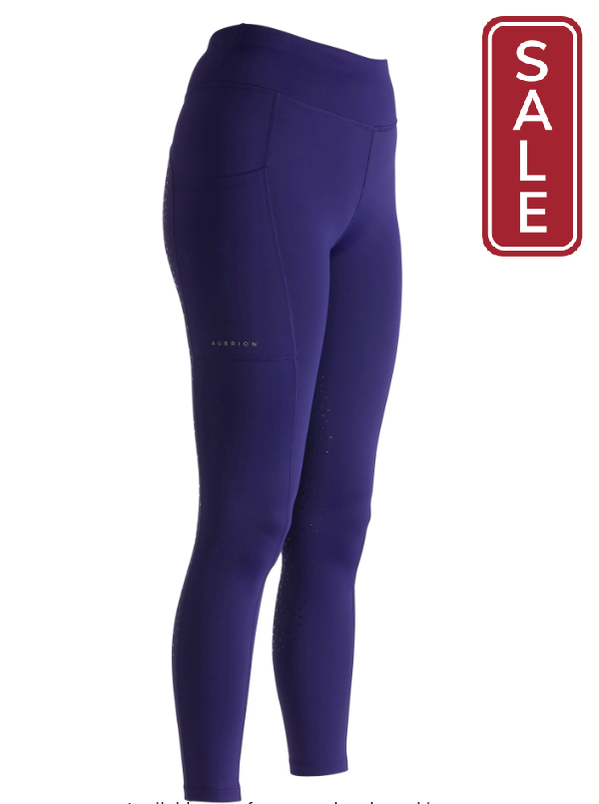 Shires Aubrion Shield Winter Riding Tights-Riding Clothes-Pegasus-Ink-XXSmall-Evolution Equestrian Co.