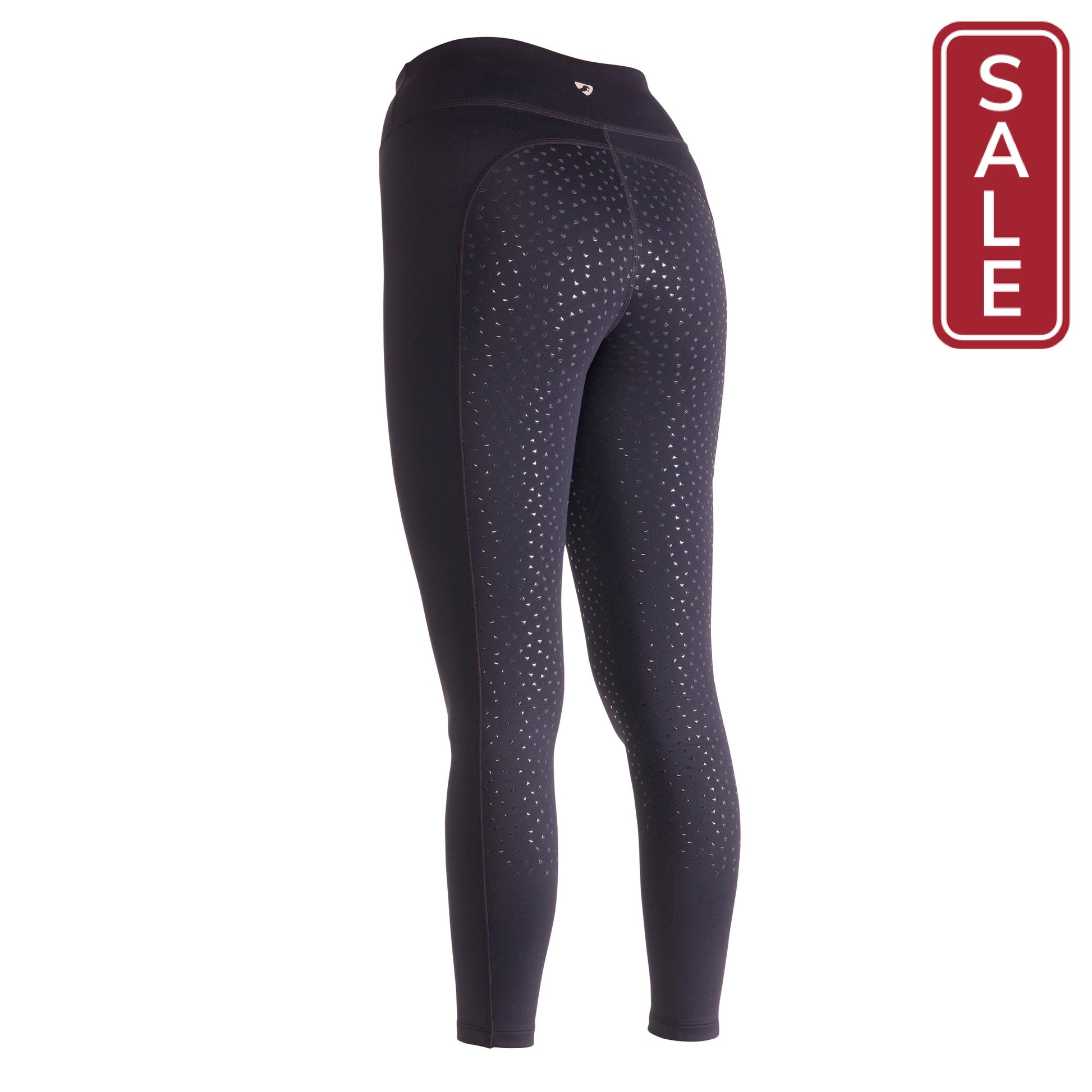 Shires Aubrion Shield Winter Riding Tights-Riding Clothes-Pegasus-Ink-XXSmall-Evolution Equestrian Co.
