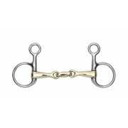 Shires Brass Hanging Cheek With Lozenge Bit-Bit-Pegasus-5"-Evolution Equestrian Co.